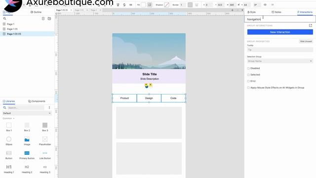 Axure Tutorial-Practices and Examples: 15. Fixed Navigation смотреть онлайн