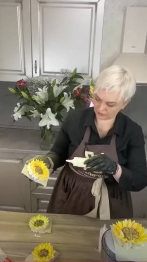 МК🌻 Зефирная Лилия и Подсолнух с Ольгой Зарубиной + РЕЦЕПТ🔅