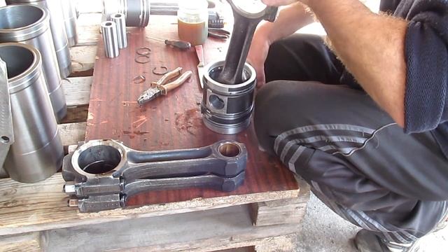 Капитальный ремонт двигателя Д-240(МТЗ) Сборка. Часть 2 смотреть онлайн