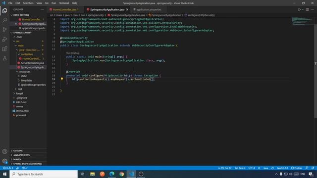 Spring Boot + Spring Security + PostgreSQL + JPA - In Memory Authentication - Part 1 смотреть онлайн