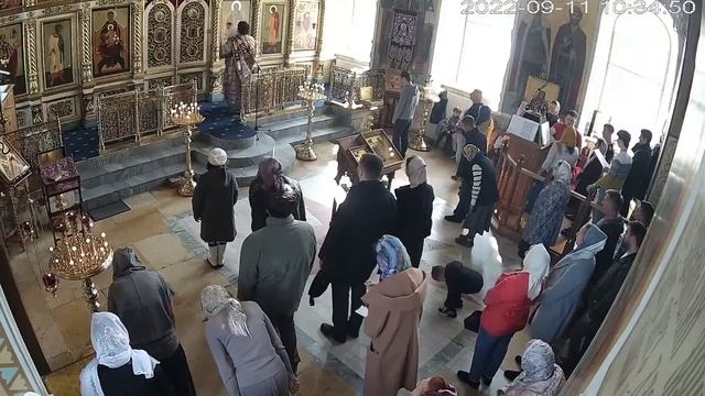 11.09.2022 года. Божественная литургия. Прямая трансляция смотреть онлайн