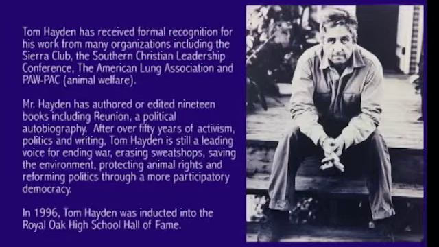WXYT interview Tom Hayden Nov 9, 1996 смотреть онлайн