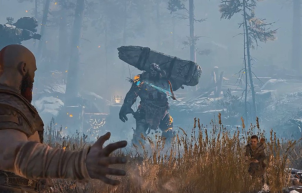 God of War. Отмеченные деревья. Схватка с троллем смотреть онлайн