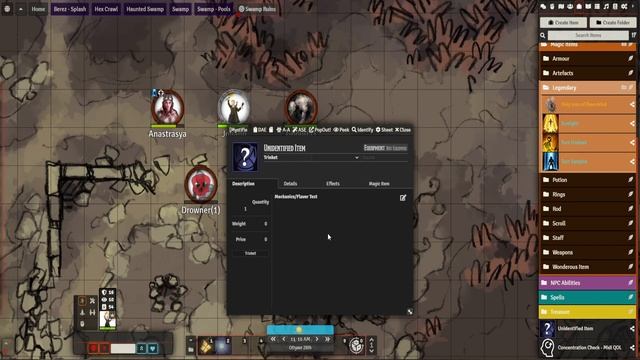 Foundry VTT - Module Review - Forien's Unidentified Item смотреть онлайн