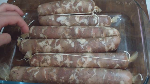 Домашняя сыровяленая колбаса "Радость Туриста" Первый опыт в приготовлении домашних колбас. смотреть онлайн