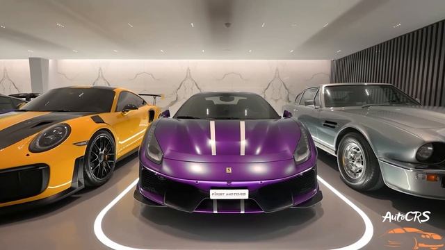 Porsche 911 GT3 RS and Ferrari 488 - What color do you prefer? смотреть онлайн