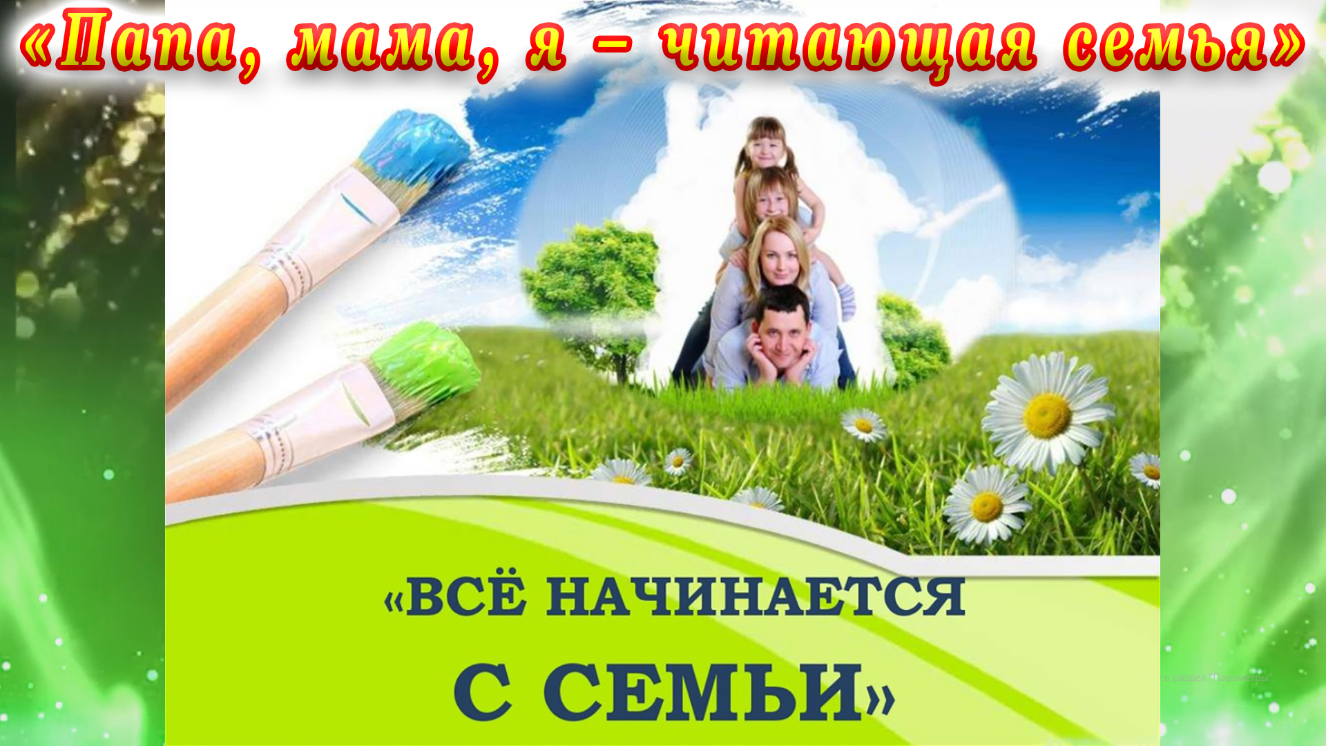 «Папа, мама, я – читающая семья» в городской библиотеке № 3 города Сочи. смотреть онлайн