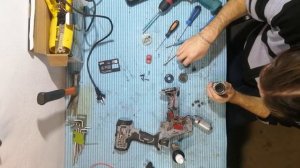 Разборка редуктора ЗУБР ДШЛ-181