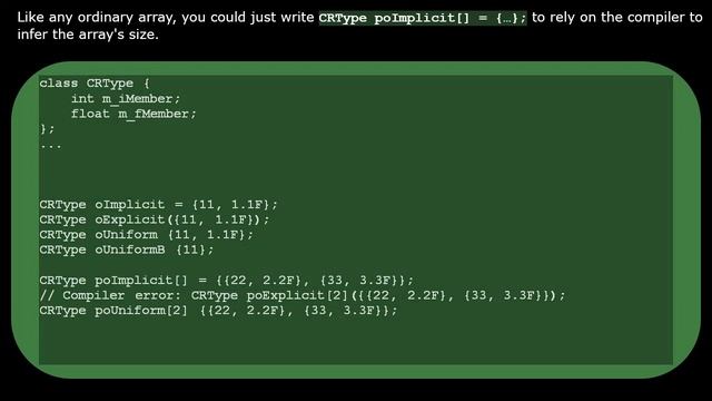 C++: Initialize without Constructor смотреть онлайн