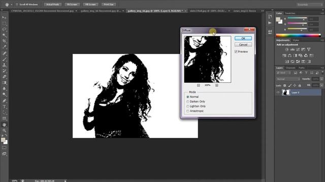 Photoshop Tutorial: Black & White Photo Sketch Effect смотреть онлайн