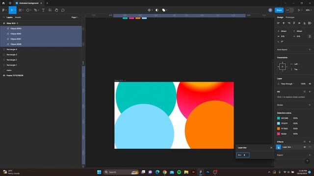 Animated gradient background Figma tutorial ? смотреть онлайн