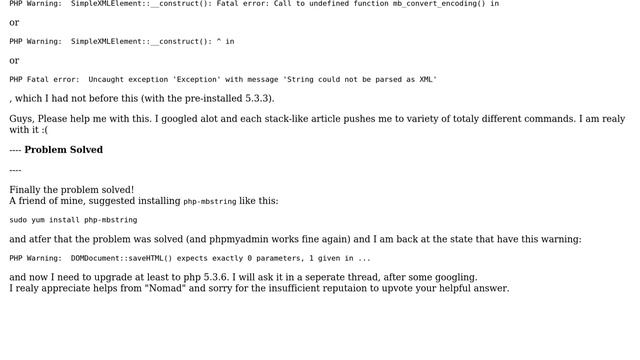 PHP 5.3.3 wrecked up on CentOS 6.5 (32bit) after upgrade to 5.4 and downgrade to 5.3.3 смотреть онлайн