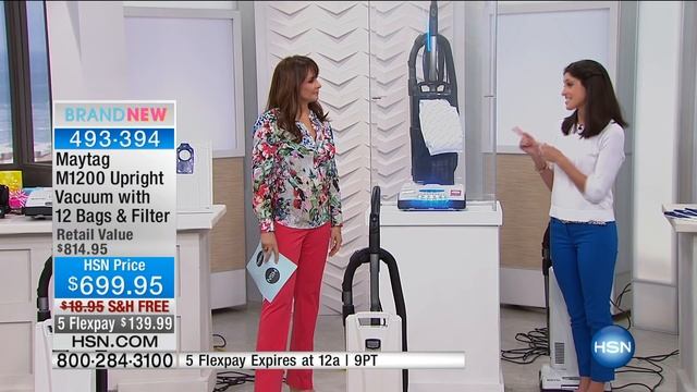 Maytag M1200 Upright Vacuum w/HEPA Filter/12 HEPA Bags смотреть онлайн