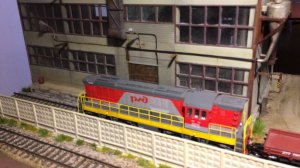 1:87 ЧМЭ3 на макете