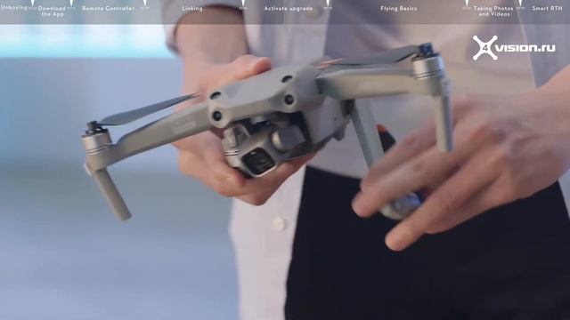 DJI Mavic Air 2S Распаковка и первое использование (на русском)