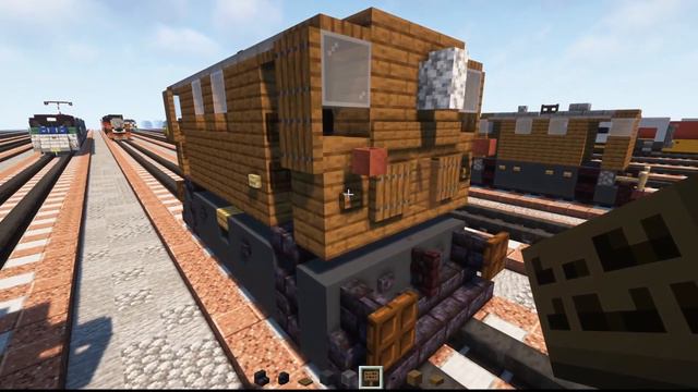 Minecraft LNER J70 Toby Steam Tram Tutorial смотреть онлайн