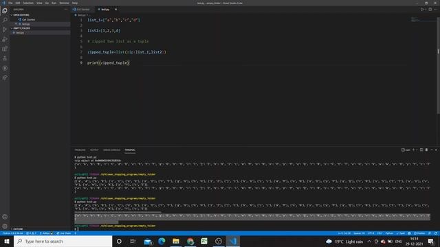 Zip two list in Python : Copilot Code смотреть онлайн