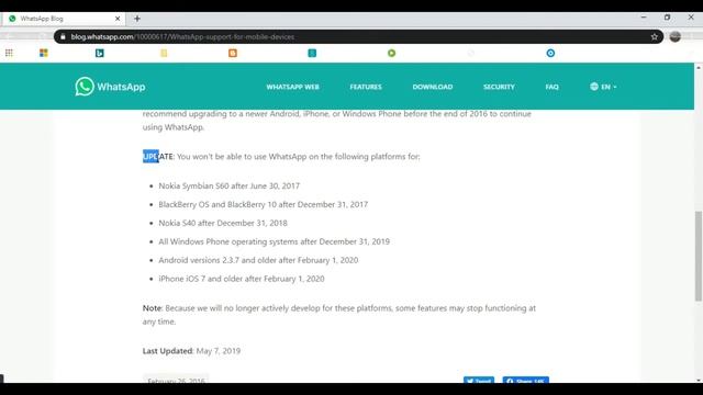 No more WhatsApp & Windows 7 смотреть онлайн