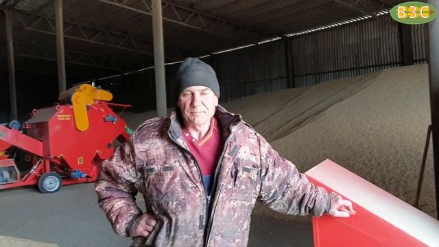 Зерноочистители ПЗК-100 У "Мамонт". Очистка ржи. Самарская обл., Хворостянский р-н, с. Новокуровка. смотреть онлайн