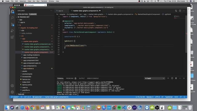Angular And WebSockets Setup - Trading Bot For Interactive Brokers - Tutorial Part 3