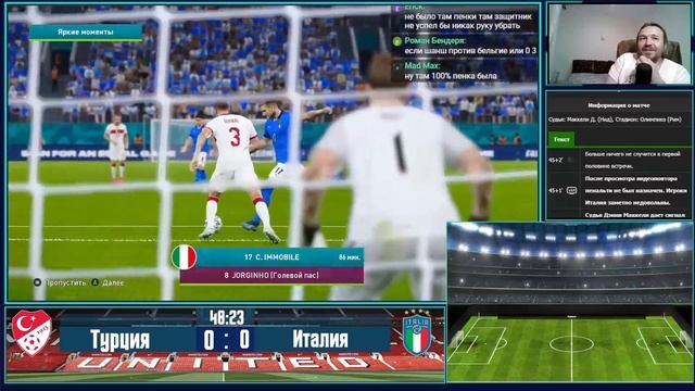 Турция - Италия Евро 2021 Онлайн Трансляция