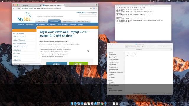 run apache php phpMyAdmin Mysql | set up xampp in mac смотреть онлайн
