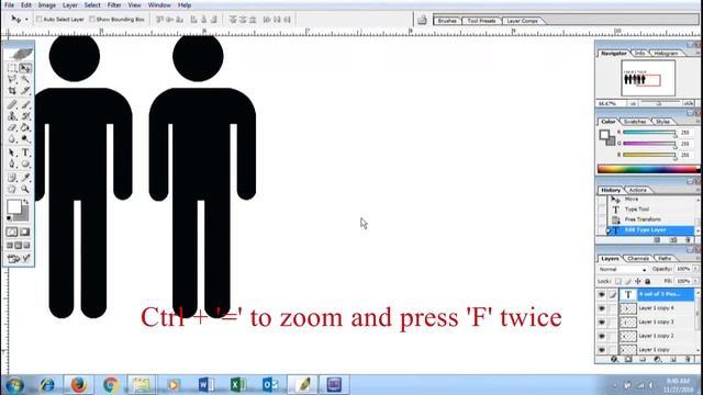 Infographics using photoshop (4 out of 5 people) - 3 min смотреть онлайн