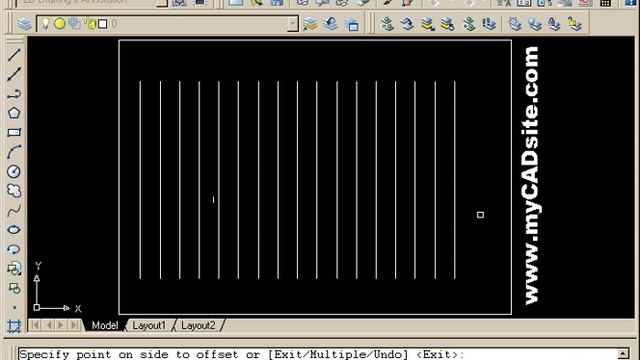 AutoCAD - Offset vs Array смотреть онлайн