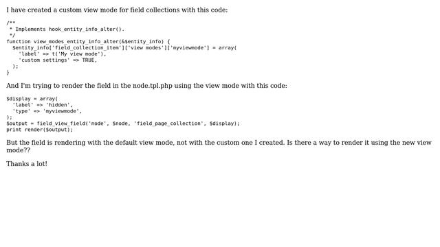 Drupal: Render field collection multiple times on node.tpl.php смотреть онлайн