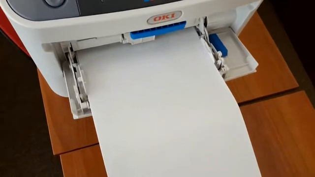 Печать конверта С4 на принтере серии OKI C600 смотреть онлайн