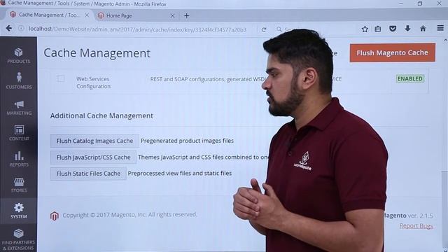 Magento - Cache Management смотреть онлайн