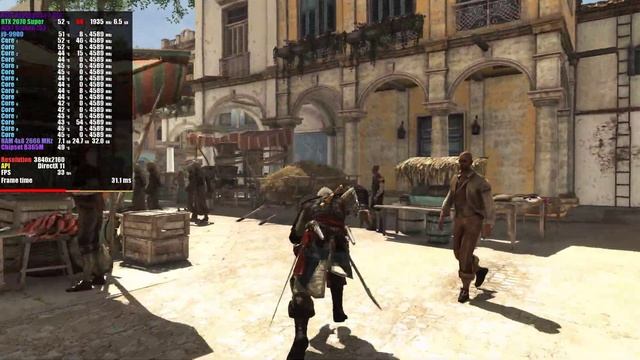 Assassin's Creed IV: Black Flag — MAX Settings | PhysX/Off 4K (i9 9900 & 2070S) | Performance Test смотреть онлайн