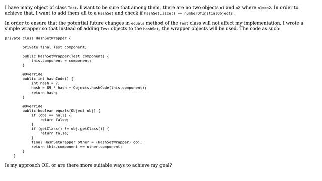 Code Review: Wrapper class for adding elements to HashSet (2 Solutions!!) смотреть онлайн