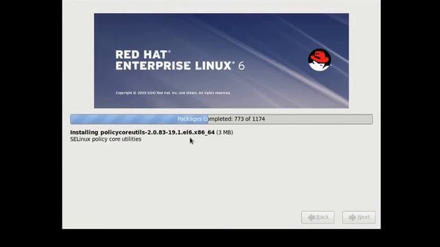 Redhat Linux 6 installations on VMWare смотреть онлайн