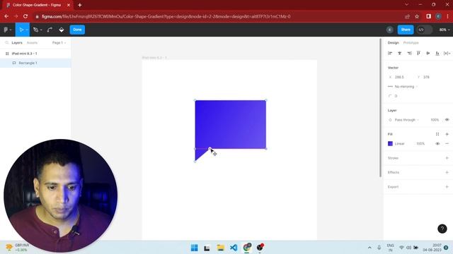 Mastering Shape, Color, and Gradient Techniques in Figma! ?? | Design Tutorial | #figma in Hindi смотреть онлайн