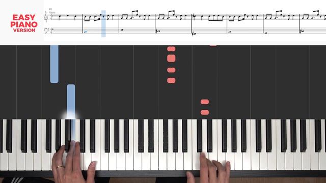 Beggin - Måneskin (Perfect for Piano Beginners) смотреть онлайн