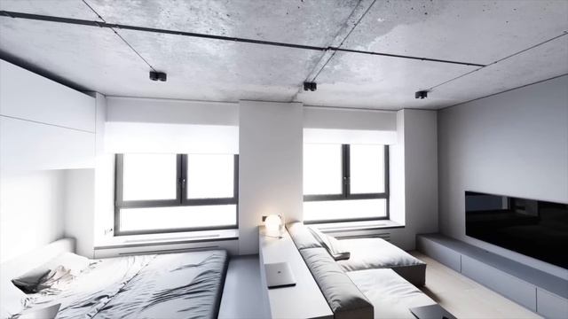 КВАРТИРА МИНИМАЛИСТА В ПИК 35 кв.м. ДИЗАЙН ИНТЕРЬЕРА. СОВРЕМЕННЫЙ СТИЛЬ смотреть онлайн