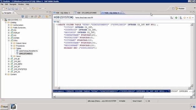 SAP HANA Academy - Basic SQL: 9. CREATE смотреть онлайн
