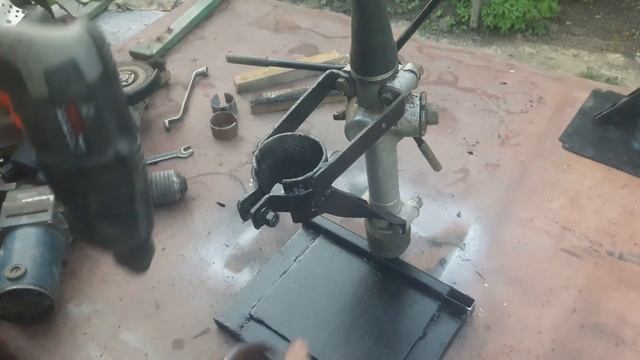 Крутая самоделка.Сверлильный станок из рулевой колонки автомобиля... смотреть онлайн