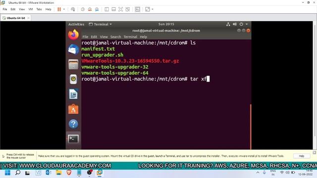 Installing VMware tools in Ubuntu 18.04 смотреть онлайн
