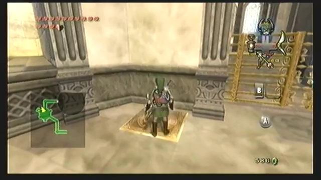 Legend of Zelda Twilight Princess Walkthrough 17 (1/6) "Temple of Time: Dungeon Map" смотреть онлайн