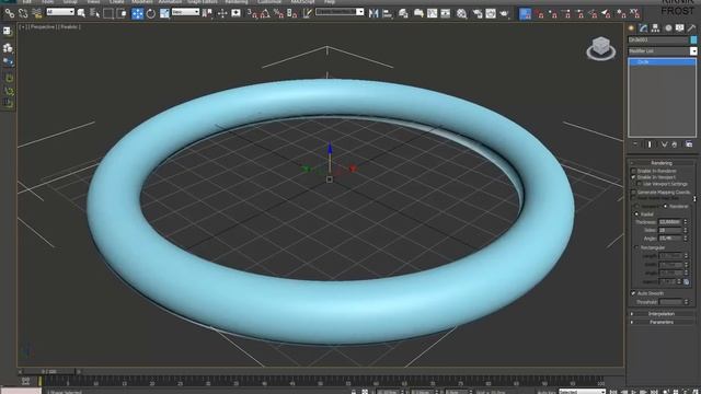3D Max KF - Базовые настройки сплайнов смотреть онлайн
