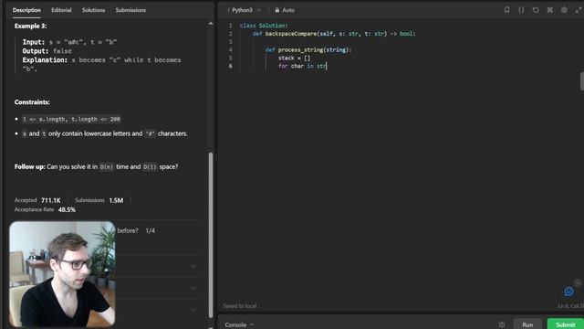 Unlocking String Mysteries with Stacks! LeetCode 844 Deep Dive into the Backspace Challenge смотреть онлайн
