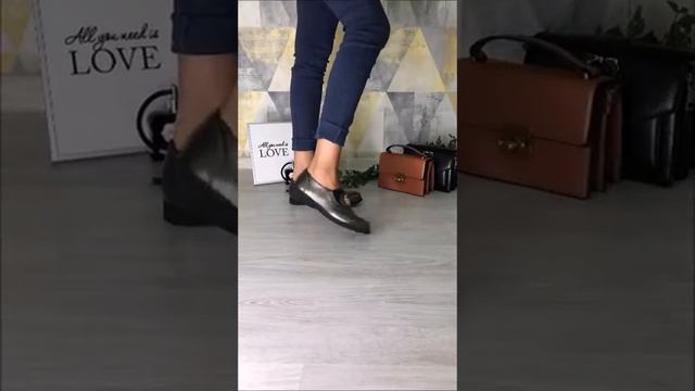 Женские туфли осень/весна, натуральная кожа,бронза 36-41р смотреть онлайн