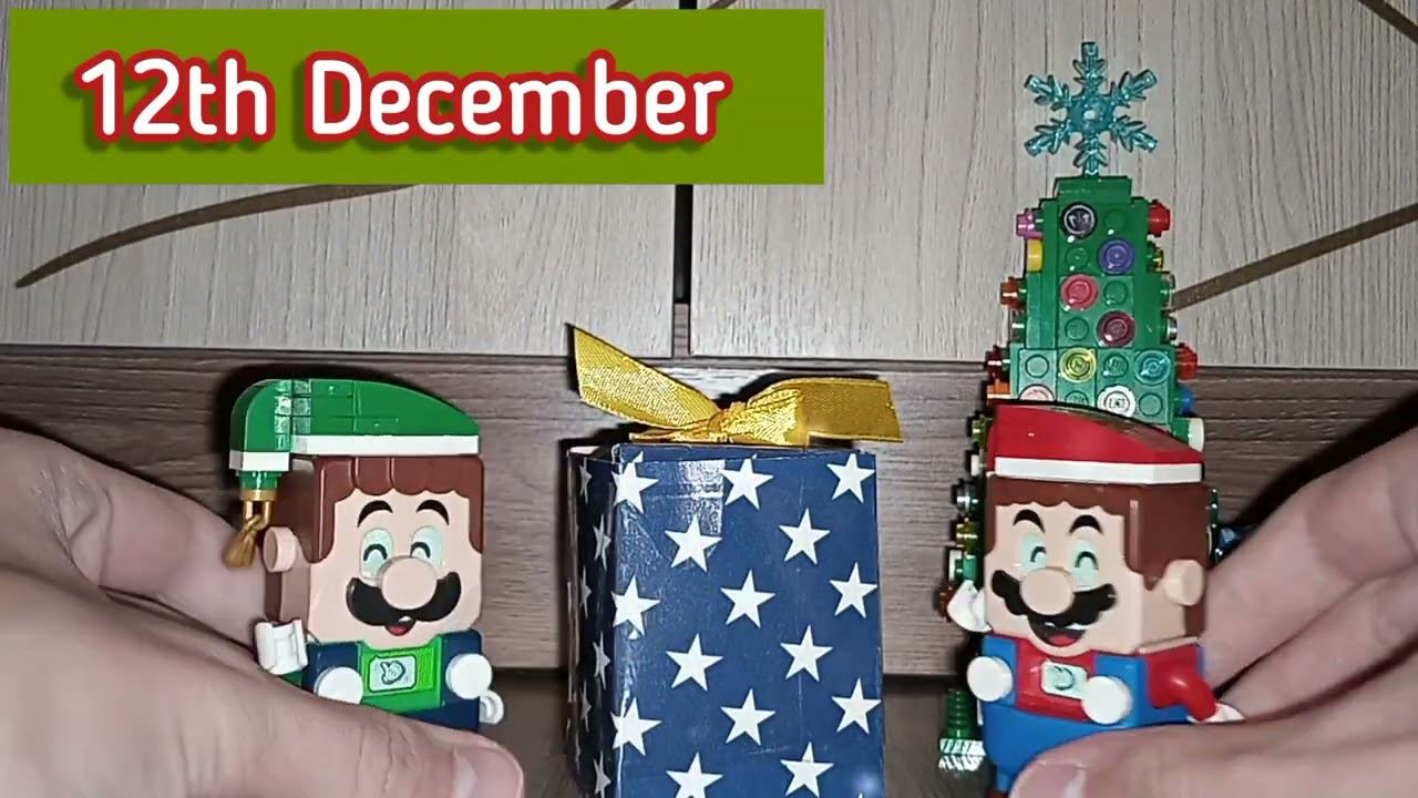 My Christmas & New Year Advent Calendar mini surprises by Lego Super Mario & Luigi. Day 12 #shorts смотреть онлайн