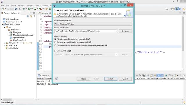 Create Executable JAR Files for JavaFX Applications using Eclipse IDE смотреть онлайн