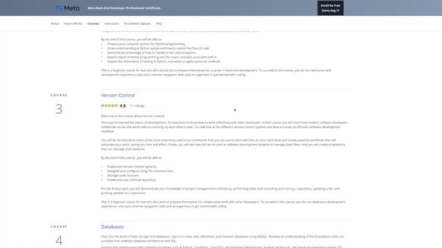 Meta Back-End Developer Professional Certificate | Coursera Full Review смотреть онлайн
