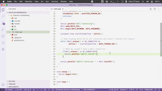 Keep WiFi Connection Alive with FreeRTOS Task (ESP32 + Arduino series) смотреть онлайн