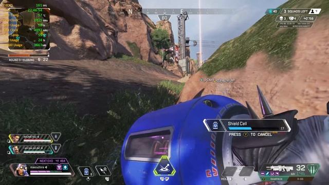 Apex Legends : RTX 2070 Super 8GB + RYZEN 9 3900X + MSI Optix G27C4 165hz ( Low Graphics ) смотреть онлайн