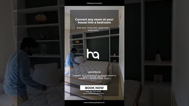 Hideaway Furniture Dubai +971561008080 Murphy beds, Wall Beds dubai смотреть онлайн